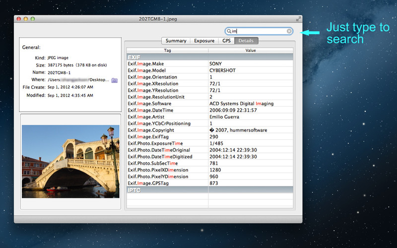 exif viewer for mac latest releases